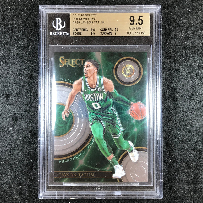 2017 Select JAYSON TATUM Rookie Phenomenon #P29 BGS 9.5 (089)
