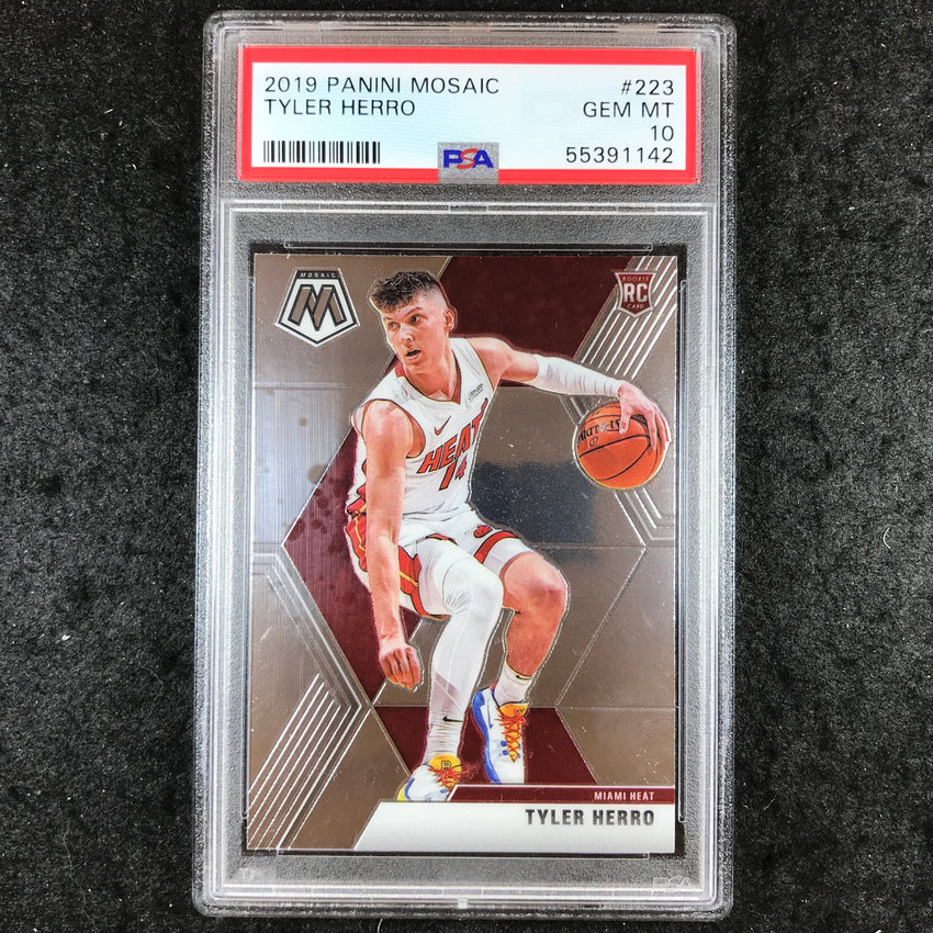 2019 Mosaic TYLER HERRO Rookie Base #223 PSA 10 (142)