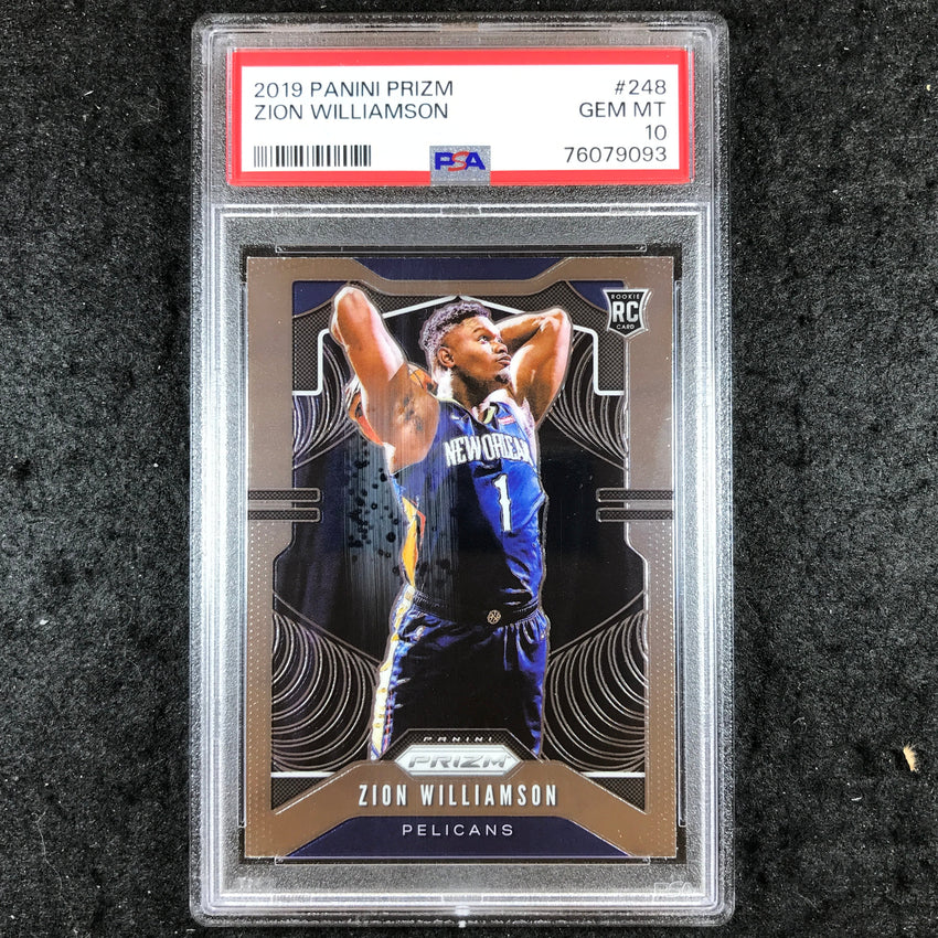 2019 Prizm ZION WILLIAMSON Rookie Base #248 PSA 10 (093)
