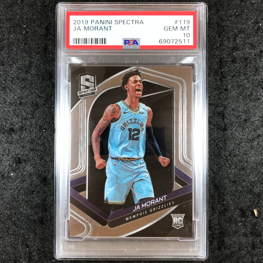 2019 Panini Spectra JA MORANT Rookie Base #119 PSA 10 (511)