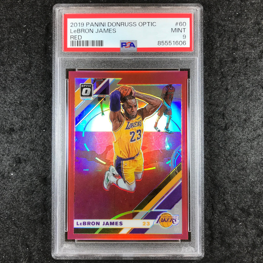 2019 Panini Donruss Optic LEBRON JAMES 96/99 #60 PSA 9 (606)