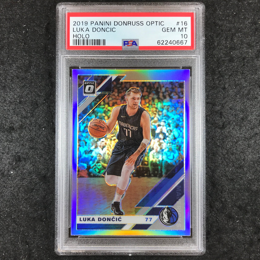 2019 Optic LUKA DONCIC Holo #16 PSA 10 (667)