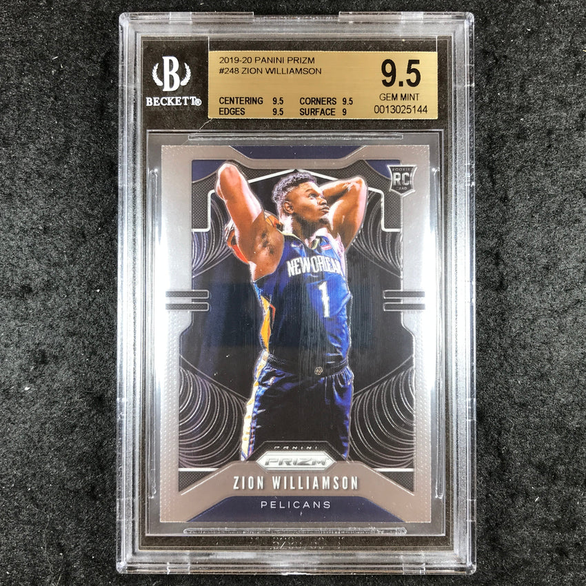 2019 Prizm ZION WILLIAMSON Rookie Base #248 BGS 9.5 (144)