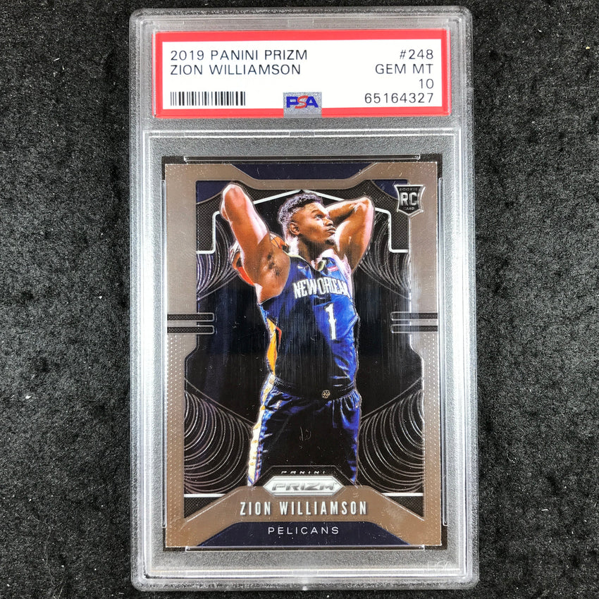 2019 Prizm ZION WILLIAMSON Rookie Base #248 PSA 10 (327)