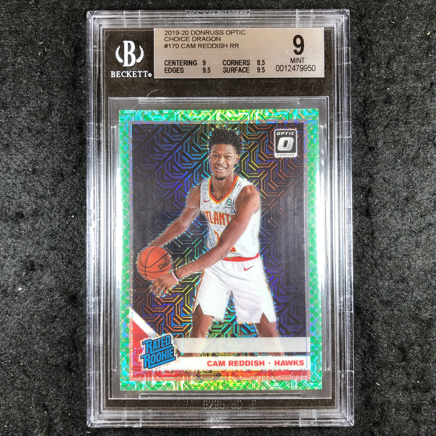 2019 Donruss Optic CAM REDDISH Rated Rookie Choice Dragon #170 BGS 9 (950)