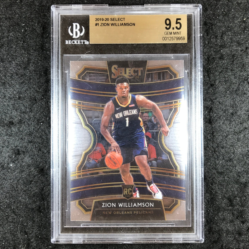 2019 Select ZION WILLIAMSON Rookie Base #1 BGS 9.5 (959)