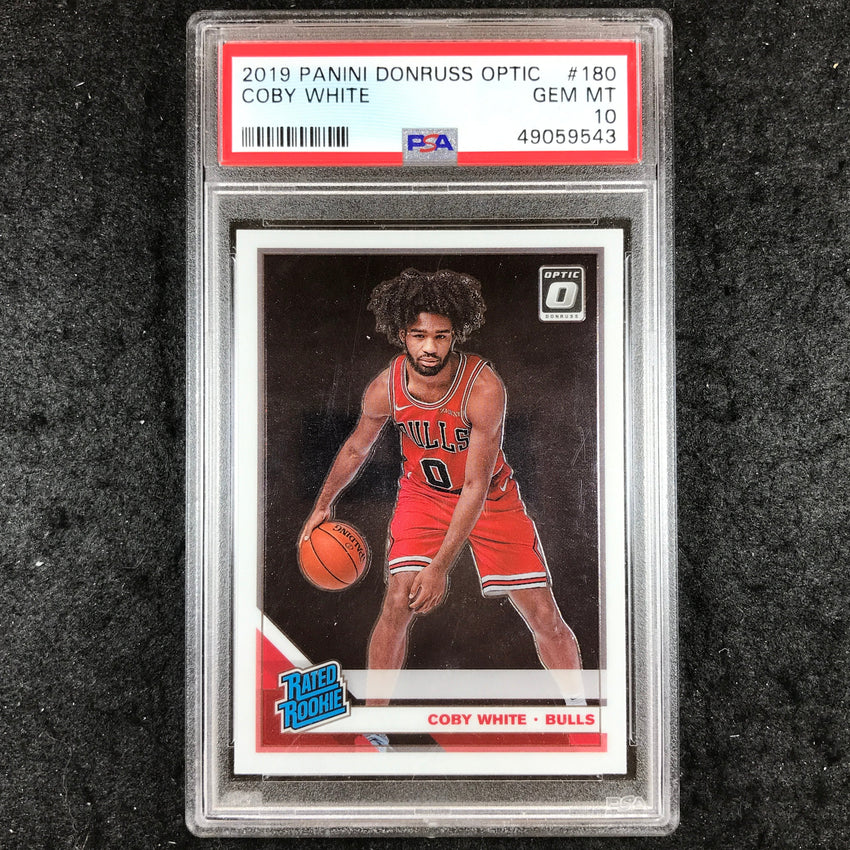 2019 Optic COBY WHITE Rated Rookie Base #180 PSA 10 (543)