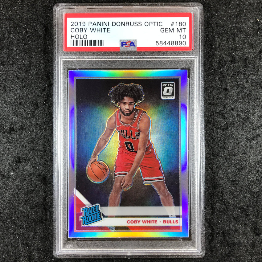2019 Optic COBY WHITE Rated Rookie Holo #180 PSA 10 (890)