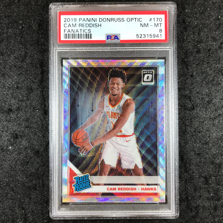 2019 Panini Donruss Optic CAM REDDISH Rated Rookie Fanatics #170 PSA 8 (941)