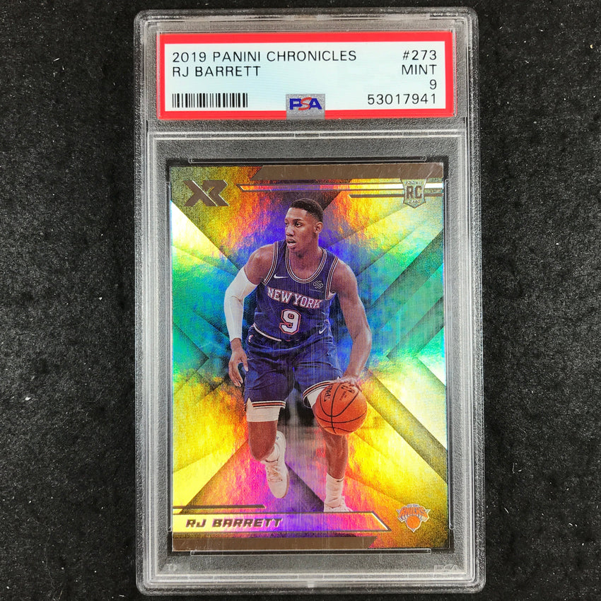 2019 Panini Chronicles RJ BARRETT Rookie XR #273 PSA 9 (941)