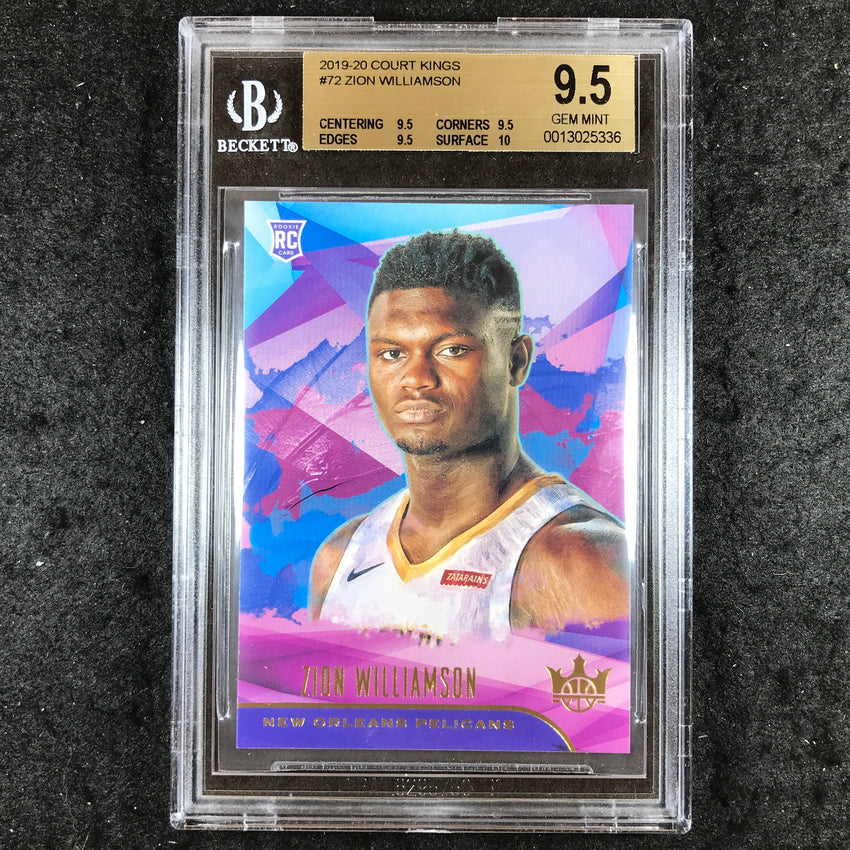 2019 Court Kings ZION WILLIAMSON Rookies I #72 BGS 9.5 (336)