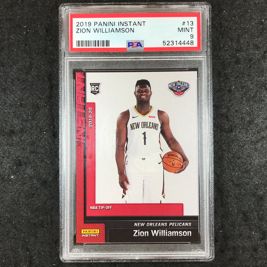 2019 Panini Instant ZION WILLIAMSON Rookie #13 PSA 9 (448)