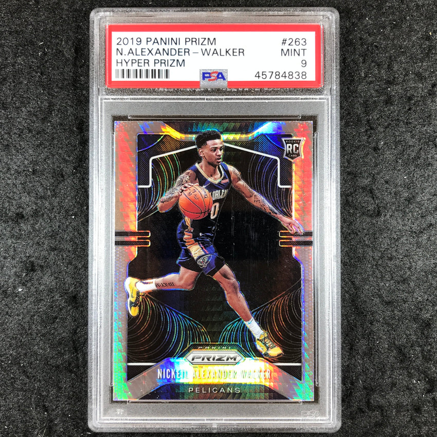 2019 Panini Prizm NICKEIL ALEXANDER-WALKER Rookie Hyper #263 PSA 9 (838)