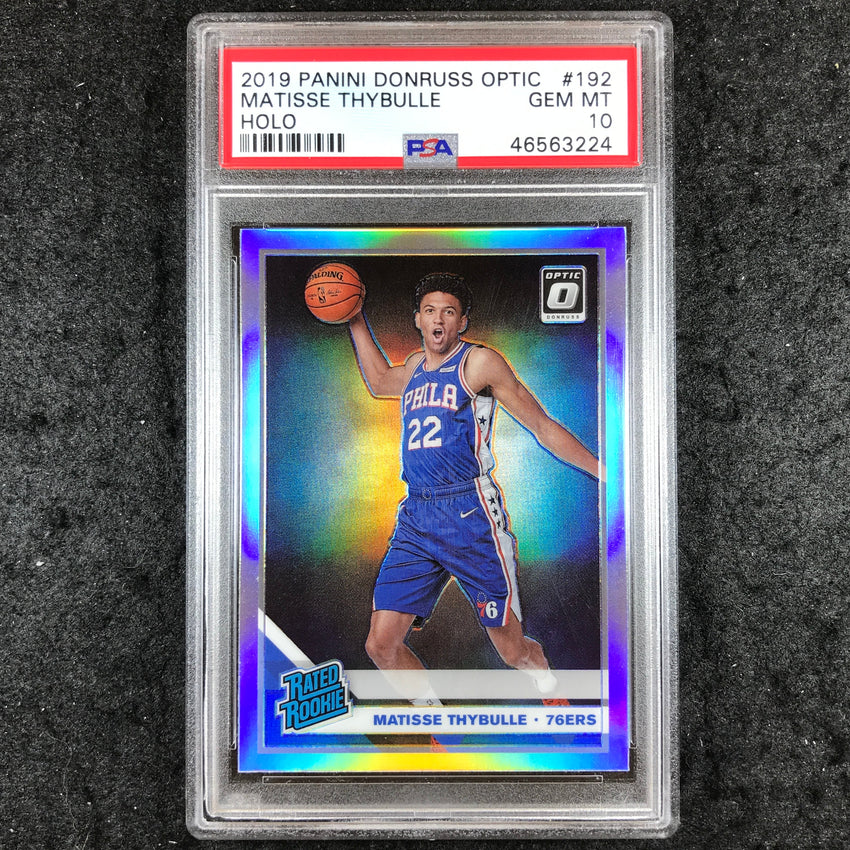 2019 Panini Donruss Optic MATISSE THYBULLE Rated Rookie Holo #192 PSA 10 (224)