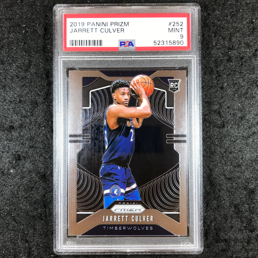 2019 Prizm JARRETT CULVER Rookie Base #252 PSA 9 (890)