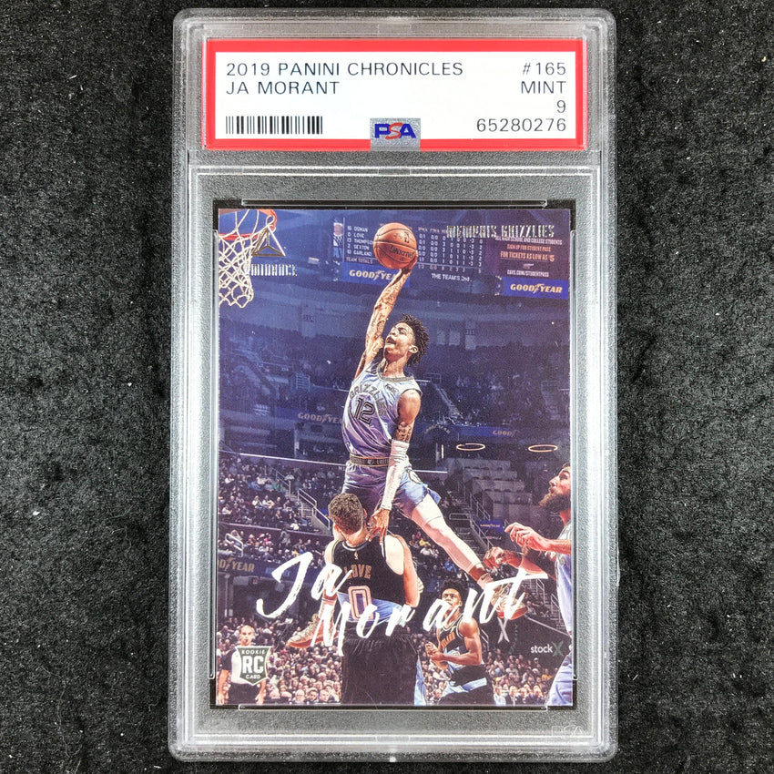 2019 Chronicles JA MORANT Rookie Luminance Base #165 PSA 9 (276)