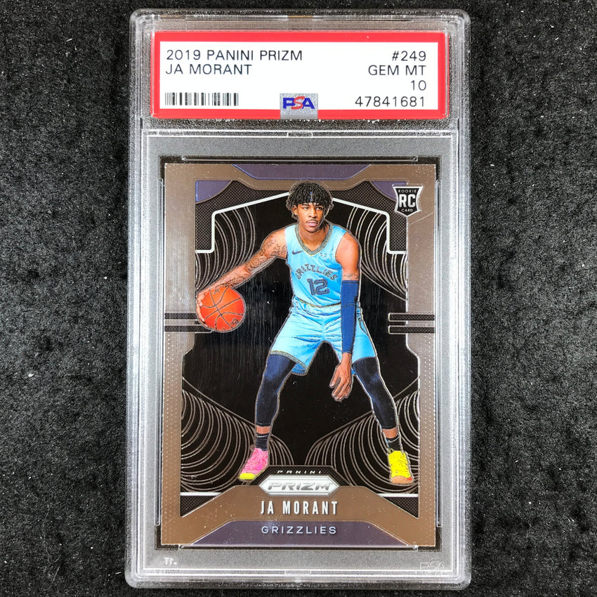 2019 Prizm JA MORANT Rookie Base #249 PSA 10 (681)