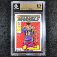 2019 Donruss LEBRON JAMES Net Marvels Press Proof Gold #19 BGS 9.5 (595)