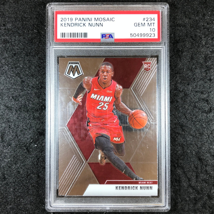 2019 Panini Mosaic KENDRICK NUNN Rookie Base #234 PSA 10 (923)