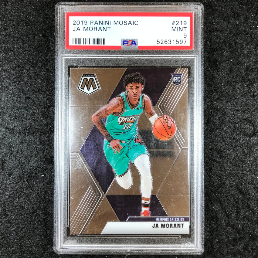 2019 Mosaic JA MORANT Rookie Base #219 PSA 9 (597)