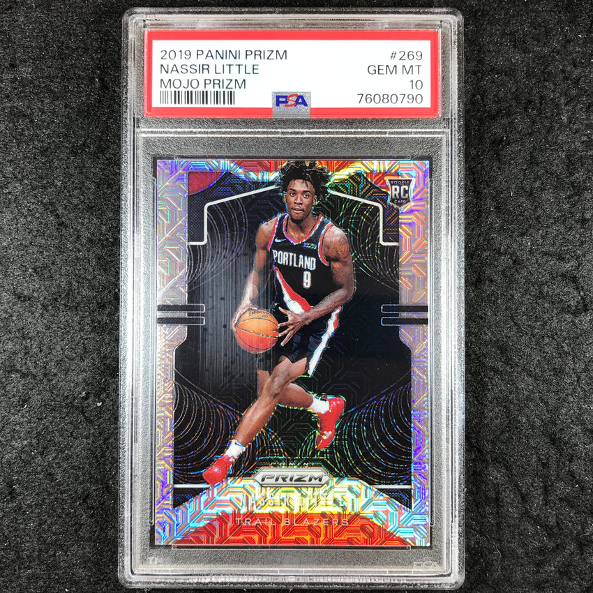 2019 Panini Prizm NASSIR LITTLE Rookie Mojo 13/25 #269 PSA 10 (790)