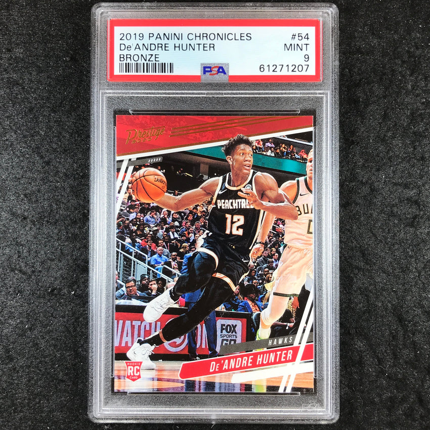 2019 Panini Chronicles DE'ANDRE HUNTER Rookie Bronze #54 PSA 9 (207)