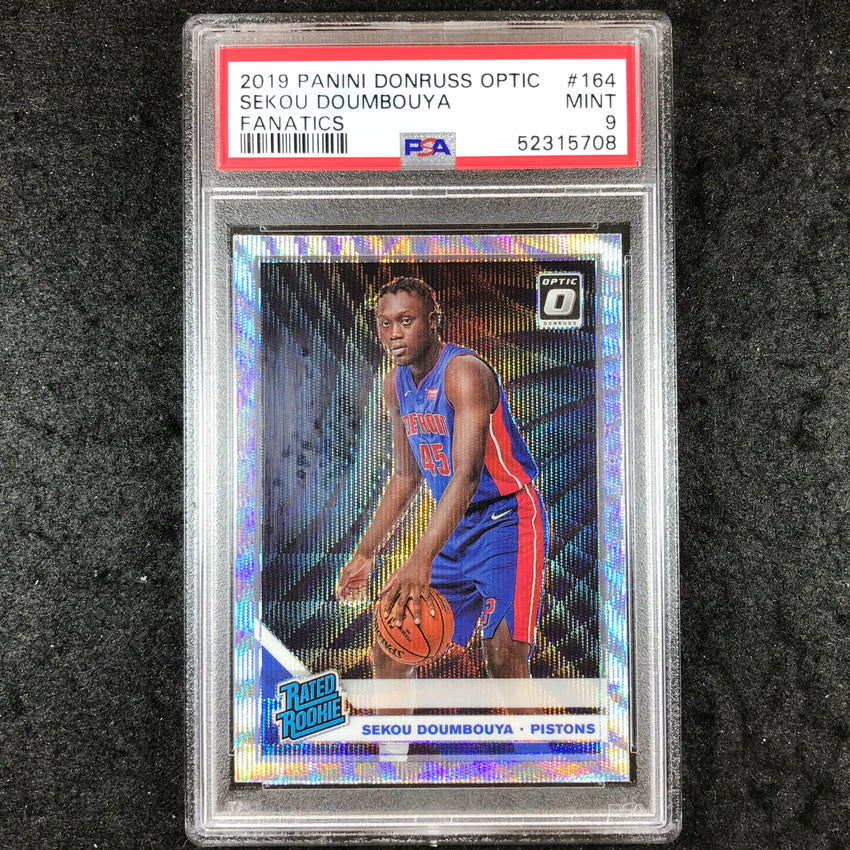 2019 Panini Donruss Optic SEKOU DOUMBOUYA Rated Rookie Fanatics #164 PSA 9 (708)