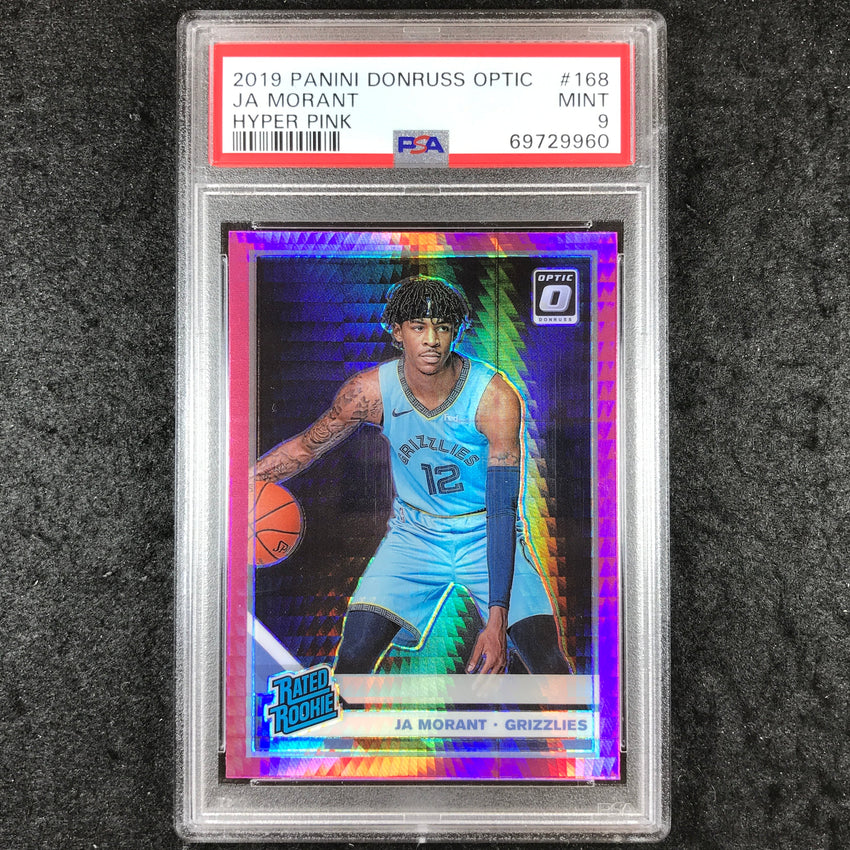 2019 Optic JA MORANT Rated Rookie Hyper Pink #168 PSA 9 (960)