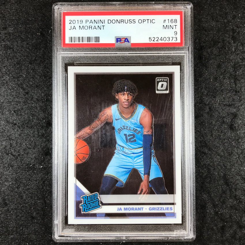 2019 Optic JA MORANT Rated Rookie Base #168 PSA 9 (373)