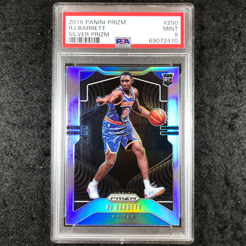 2019 Prizm RJ BARRETT Rookie Silver #250 PSA 9 (470)