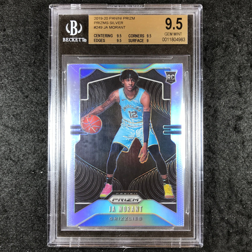 2019 Prizm JA MORANT Rookie Silver #249 BGS 9.5 (983)
