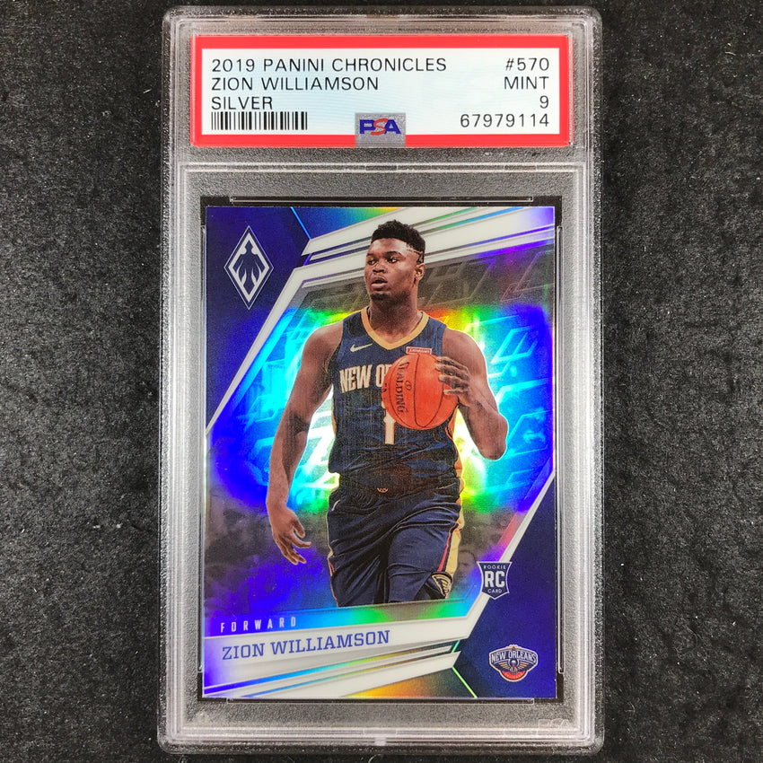 2019 Panini Chronicles ZION WILLIAMSON Rookie Phoenix Silver #570 PSA 9 (114)