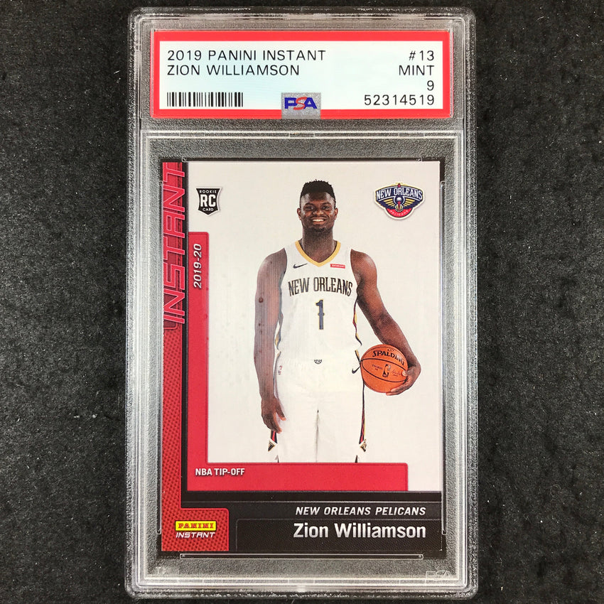 2019 Panini Instant ZION WILLIAMSON Rookie #13 PSA 9 (519)