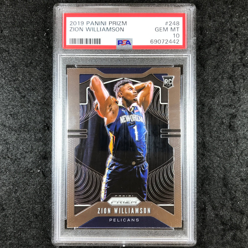2019 Prizm ZION WILLIAMSON Rookie Base #248 PSA 10 (442)