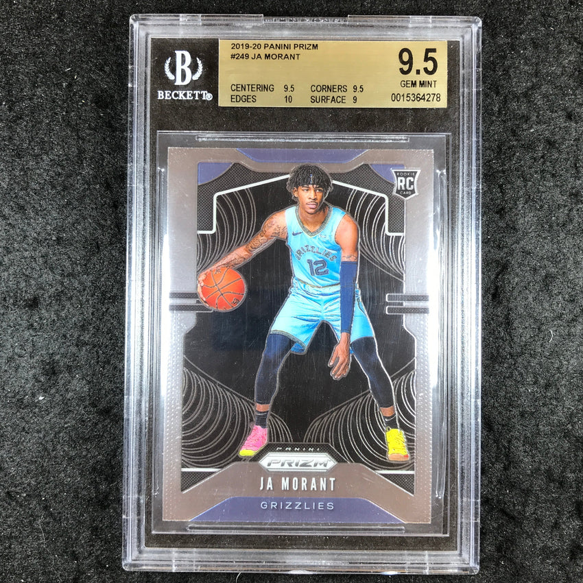 2019 Prizm JA MORANT Rookie Base #249 BGS 9.5 (278)