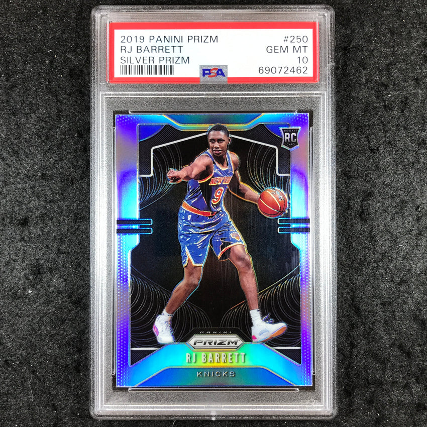 2019 Prizm RJ BARRETT Rookie Silver #250 PSA 10 (462)