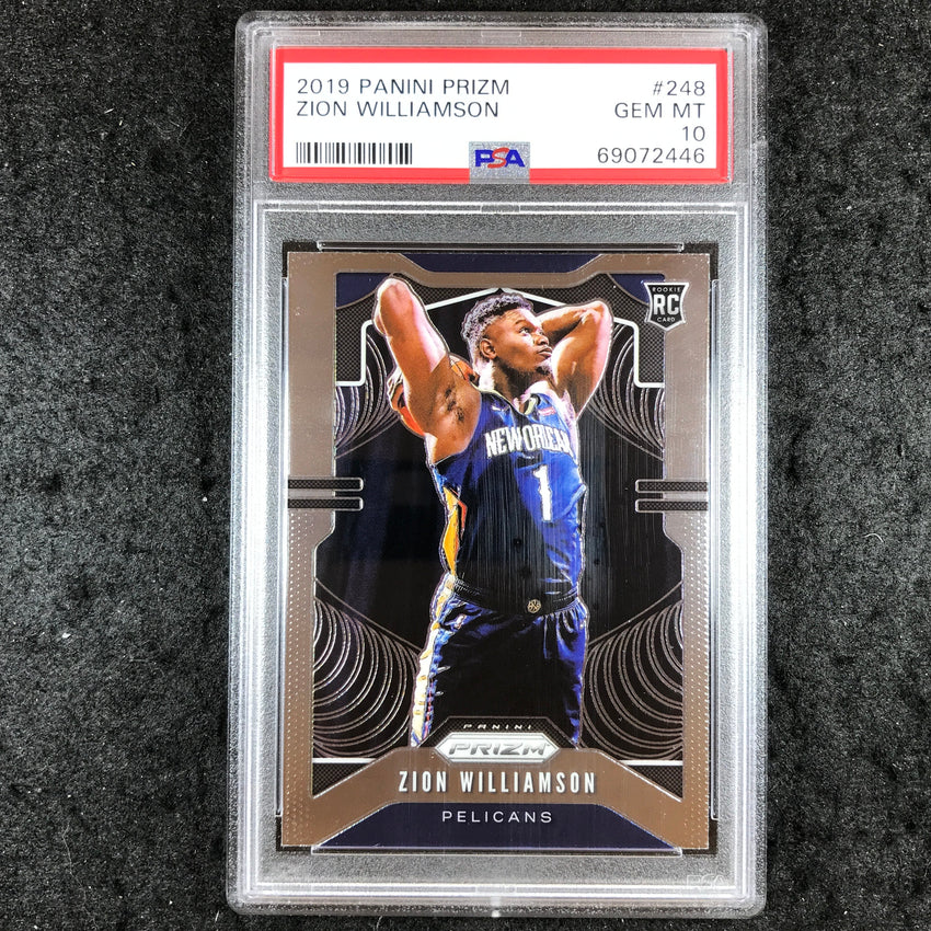 2019 Prizm ZION WILLIAMSON Rookie Base #248 PSA 10 (446)