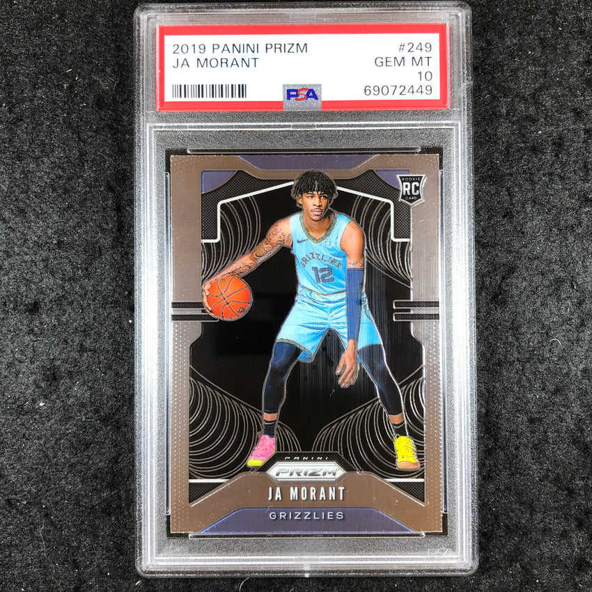 2019 Prizm JA MORANT Rookie Base #249 PSA 10 (449)
