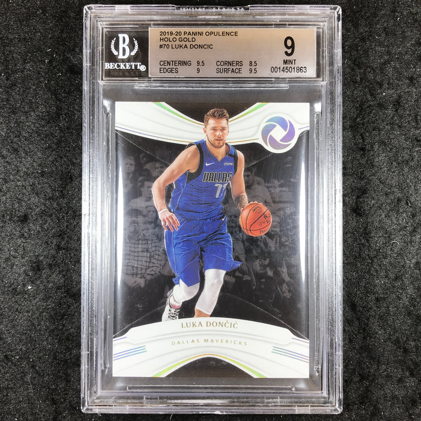 2019 Panini Opulence LUKA DONCIC Holo Gold 10/10 #70 BGS 9 (863)