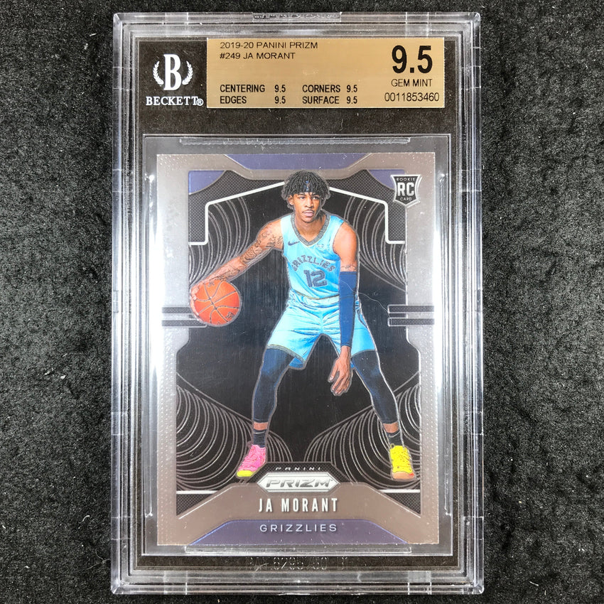 2019 Prizm JA MORANT Rookie Base #249 BGS 9.5 (460)