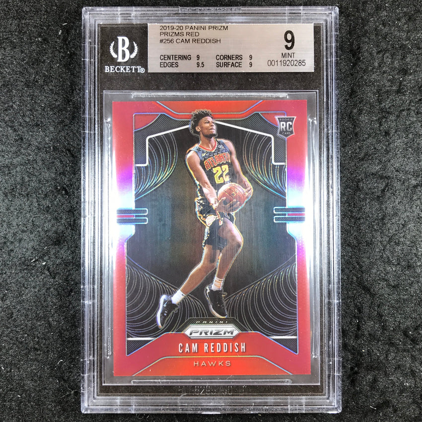 2019 Panini Prizm CAM REDDISH Rookie Red 24/299 #256 BGS 9 (285)