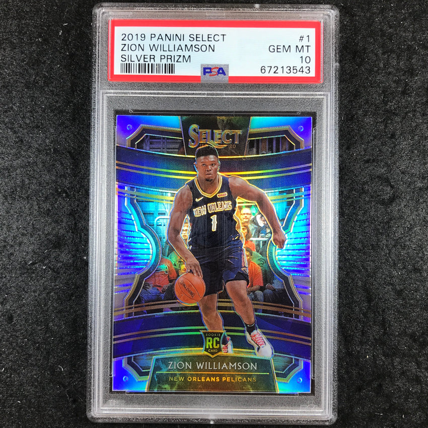 2019 Select ZION WILLIAMSON Rookie Concourse Silver #1 PSA 10 (543)