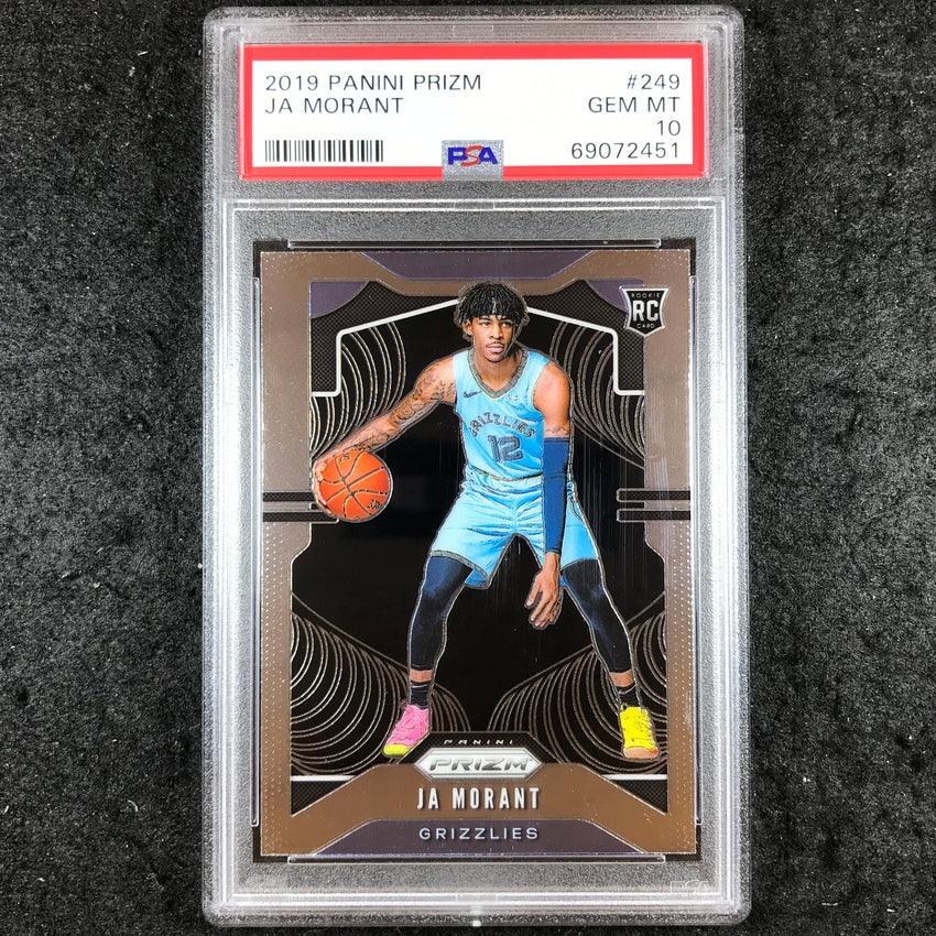 2019 Prizm JA MORANT Rookie Base #249 PSA 10 (451)