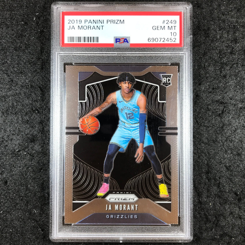 2019 Prizm JA MORANT Rookie Base #249 PSA 10 (452)