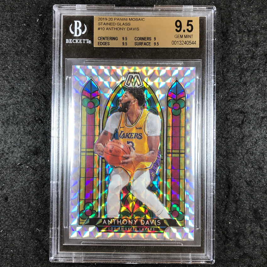 2019 Mosaic ANTHONY DAVIS Stained Glass #10 BGS 9.5 (544)