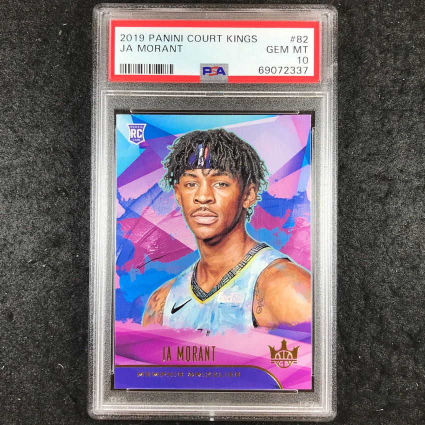 2019 Panini Court Kings JA MORANT Rookies I #82 PSA 10 (337)