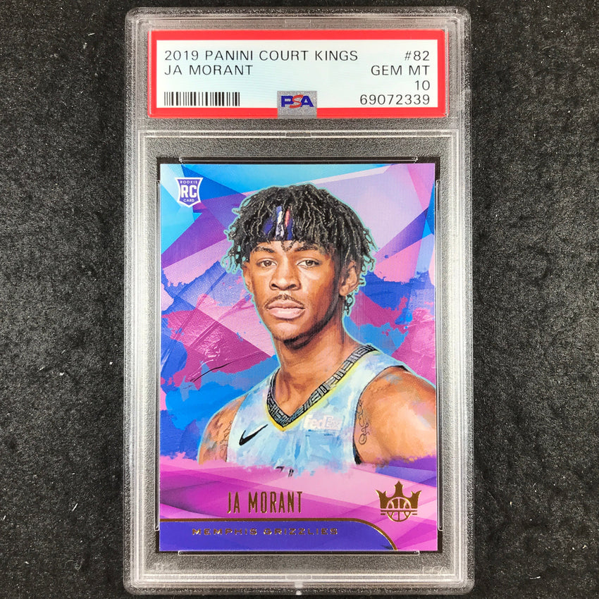 2019 Panini Court Kings JA MORANT Rookies I #82 PSA 10 (339)