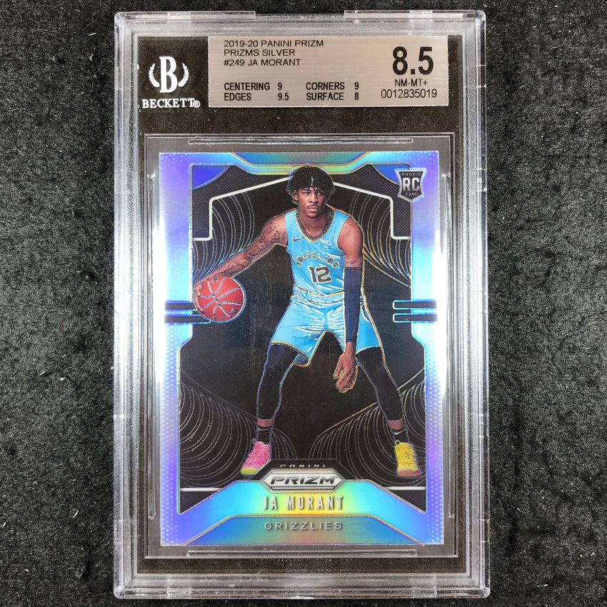 2019 Prizm JA MORANT Rookie Silver #249 BGS 8.5 (019)