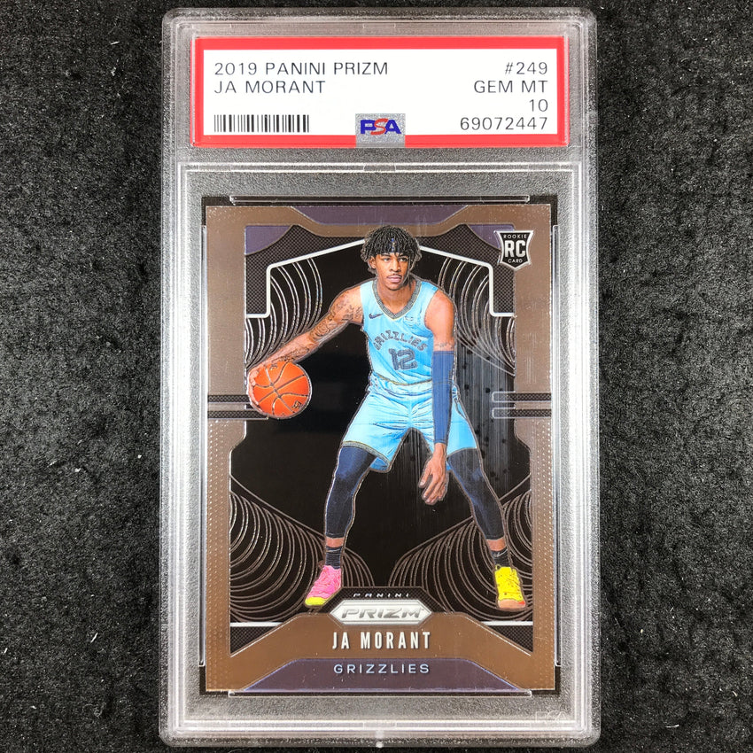 2019 Prizm JA MORANT Rookie Base #249 PSA 10 (447)
