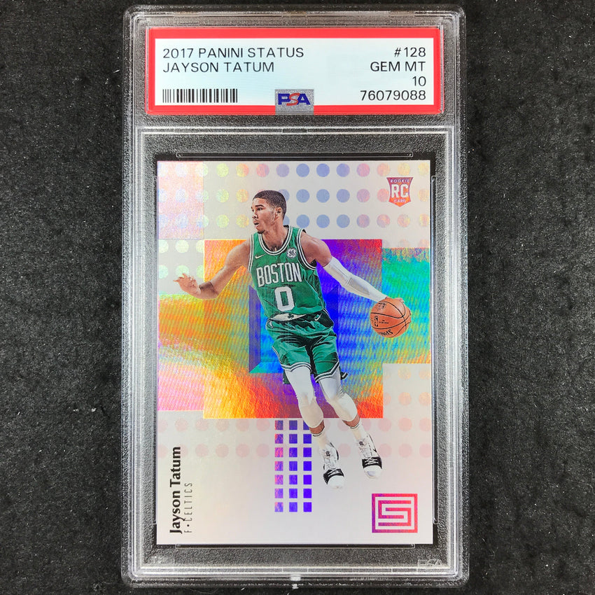 2017 Status JAYSON TATUM Rookie Base #128 PSA 10 (088)
